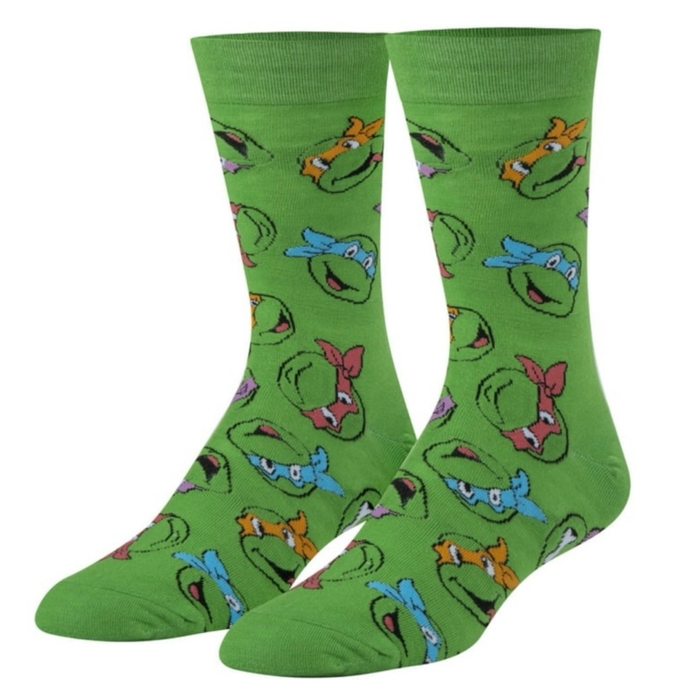 NWT Mens Crazy Socks, Teenage Mutant Ninja Turtles